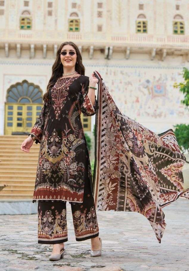 DILSHAD VOL-7 SERIES 1013 BY BELLIZA DESIGNER PRINTED AND WORK VISCOSE RAYON SUITS ARE AVAILABLE AT WHOLESALE PRICE