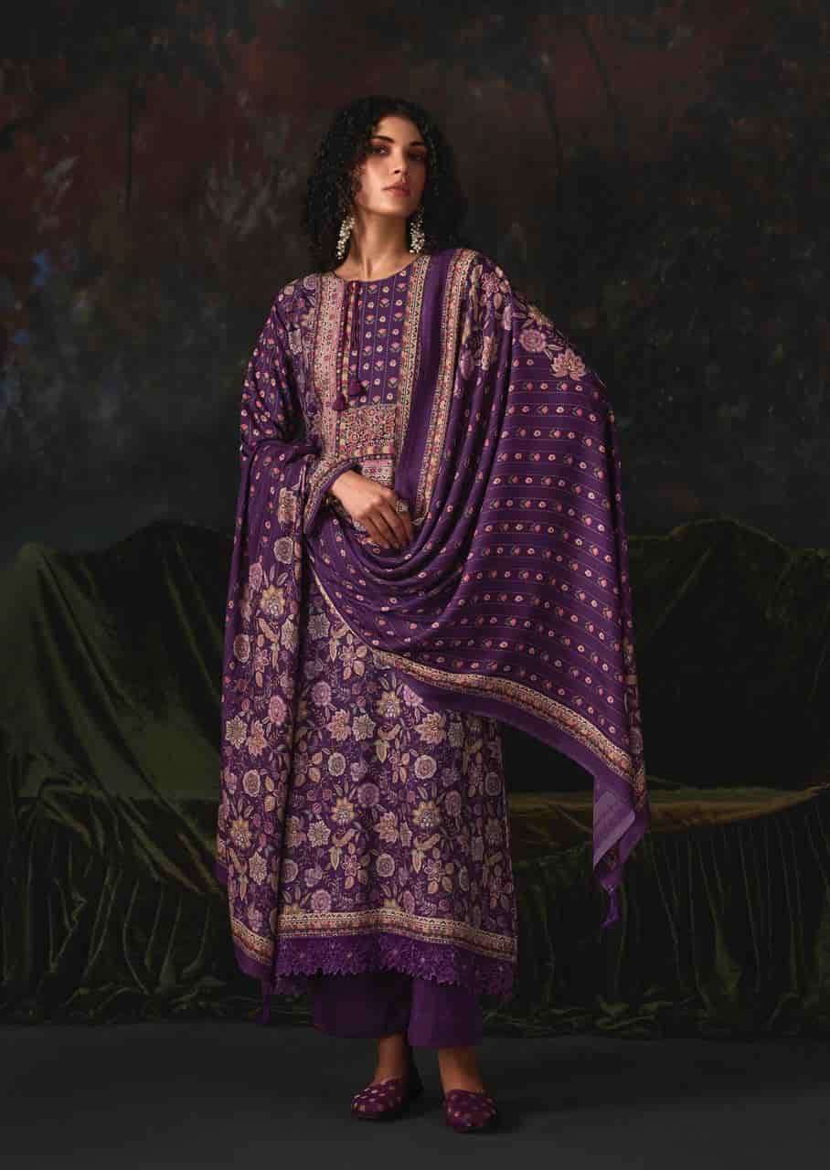 ESA SERIES 12049 TO 12054 BY SADHANA DESIGNER DIGITAL PRINTED AND KHATLI WORK VISCOSE PASHMINA SUITS ARE AVAILABLE AT WHOLESALE PRICE