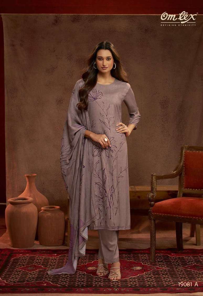 LISETTE SERIES 19081 BY OMTEX DESIGNER DIGITAL PRINTED AND HAND WORK PASHMINA SUITS ARE AVAILABLE AT WHOLESALE PRICE