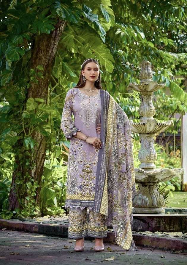 MAHIRA VOL-12 SERIES 1168 BY ROMANI DESIGNER DIGITAL PRINTED AND EMBROIDERY WORK SOFT COTTON SUITS ARE AVAILABLE AT WHOLESALE PRICE