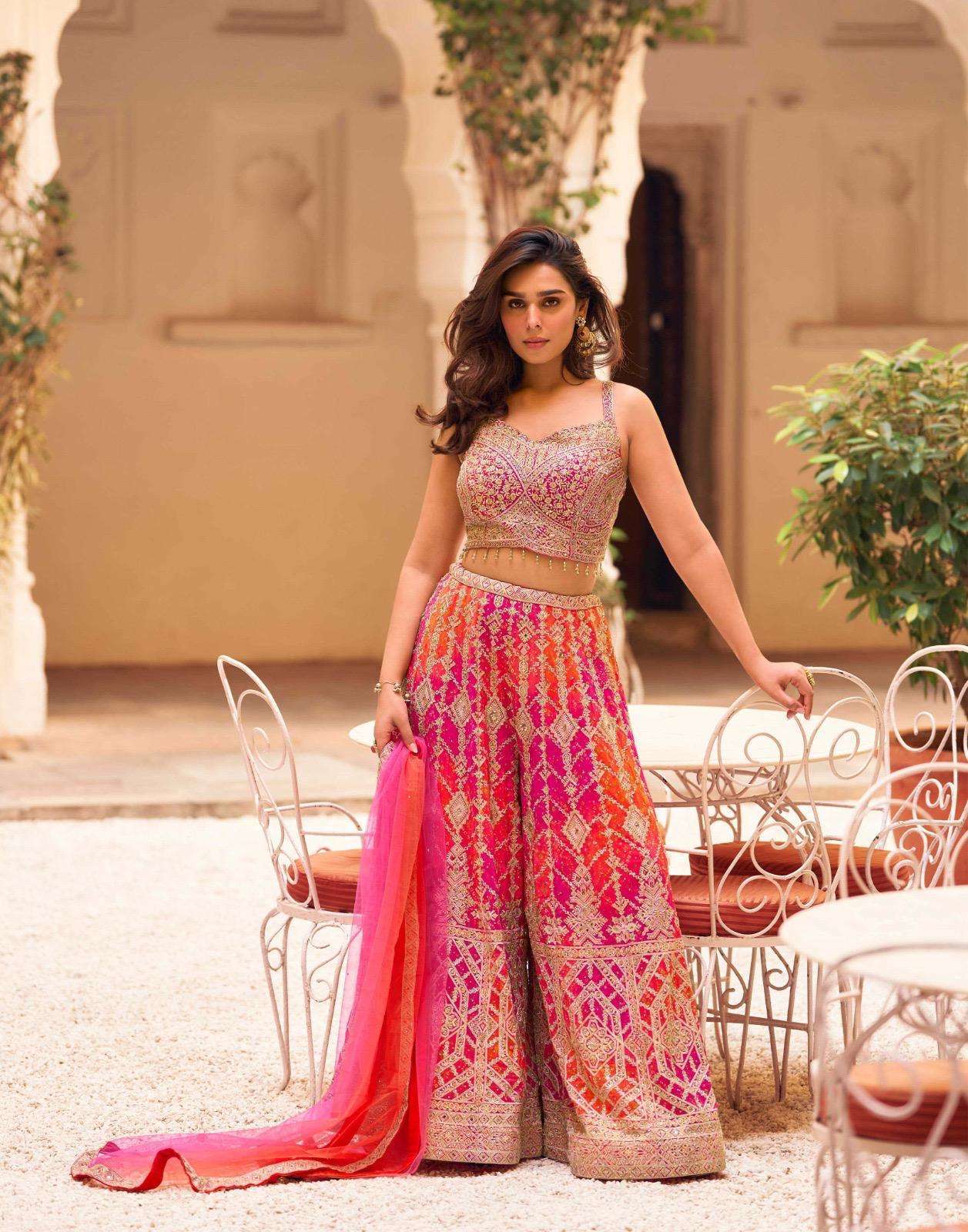 MUSKAN SERIES 5790 TO 5791 BY SAYURI DESIGNER EMBROIDERY WORK CHINON SILK READYMADE SUITS ARE AVAILABLE AT WHOLESALE PRICE