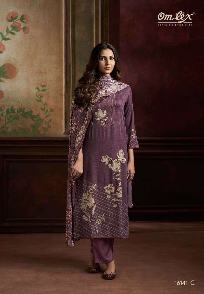 PRANIKA SERIES 16141 BY OMTEX DESIGNER DIGITAL PRINTED AND HAND WORK CORDUROY SUITS ARE AVAILABLE AT WHOLESALE PRICE 