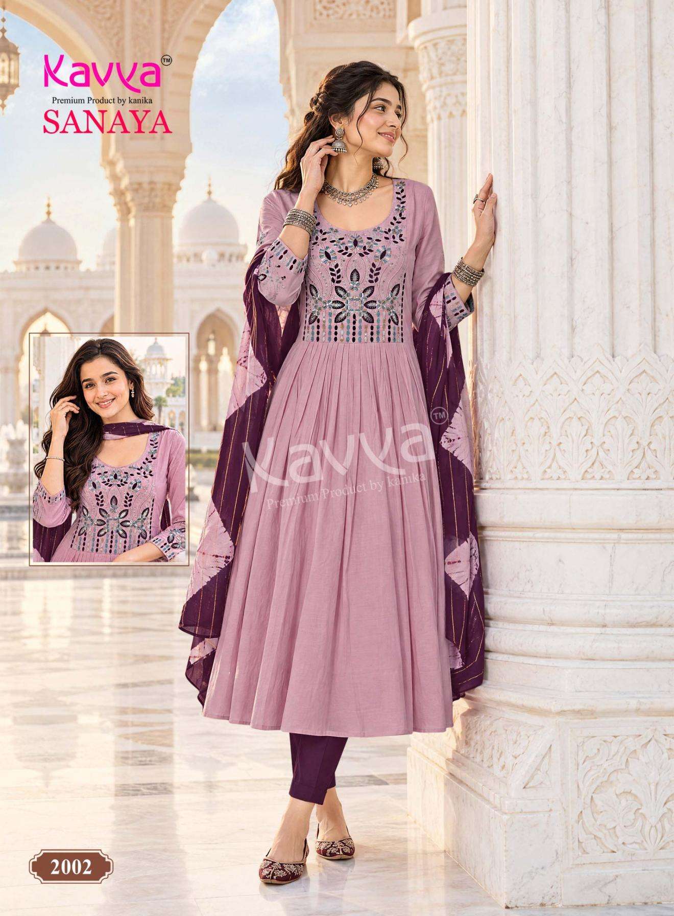SANAYA VOL-2 SERIES 2001 TO 2010 BY KAVYA DESIGNER ROMAN SILK TOP WITH BOTTOM AND DUPATTA ARE AVAILABLE AT WHOLESALE PRICE
