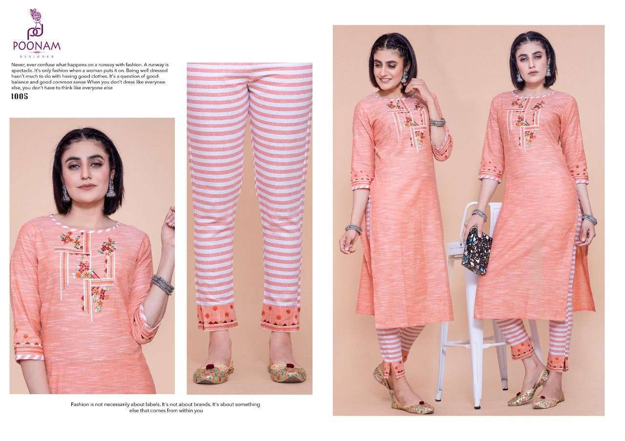 Orange Zig-Zag Pattern Cotton Printed Women Kurti - Rajrang - 433436
