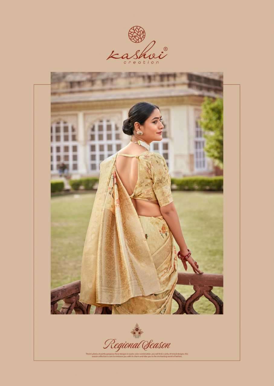 Buy SSH Erode Silk Saree for Women Plain Saree With Unstitched Blouse Piece  (Cream) Online In India At Discounted Prices