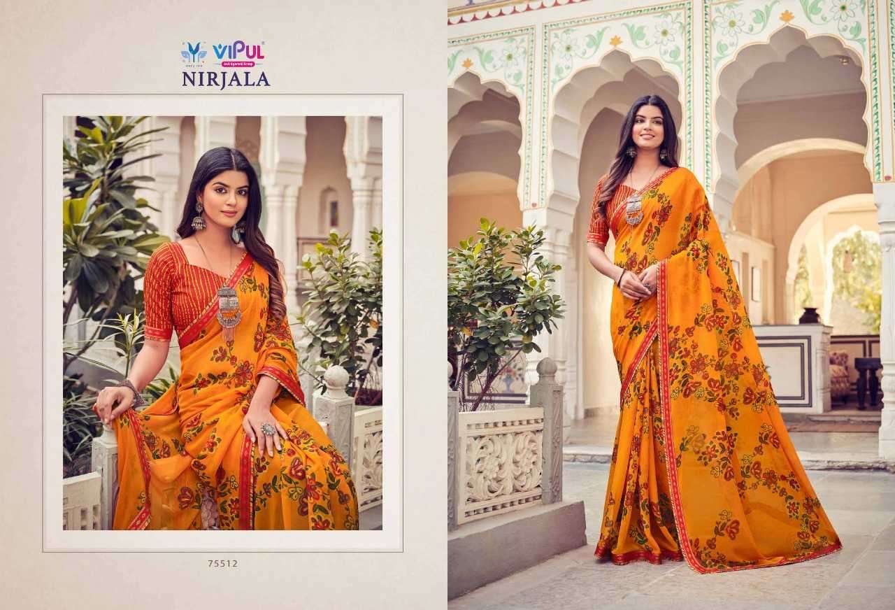 VIPUL FASHION KASHMIRE BEAUTY RANG DE SILK SAREES COLLECTION AT WHOLESALE  PRICE | Mode, Sari, Chiffon