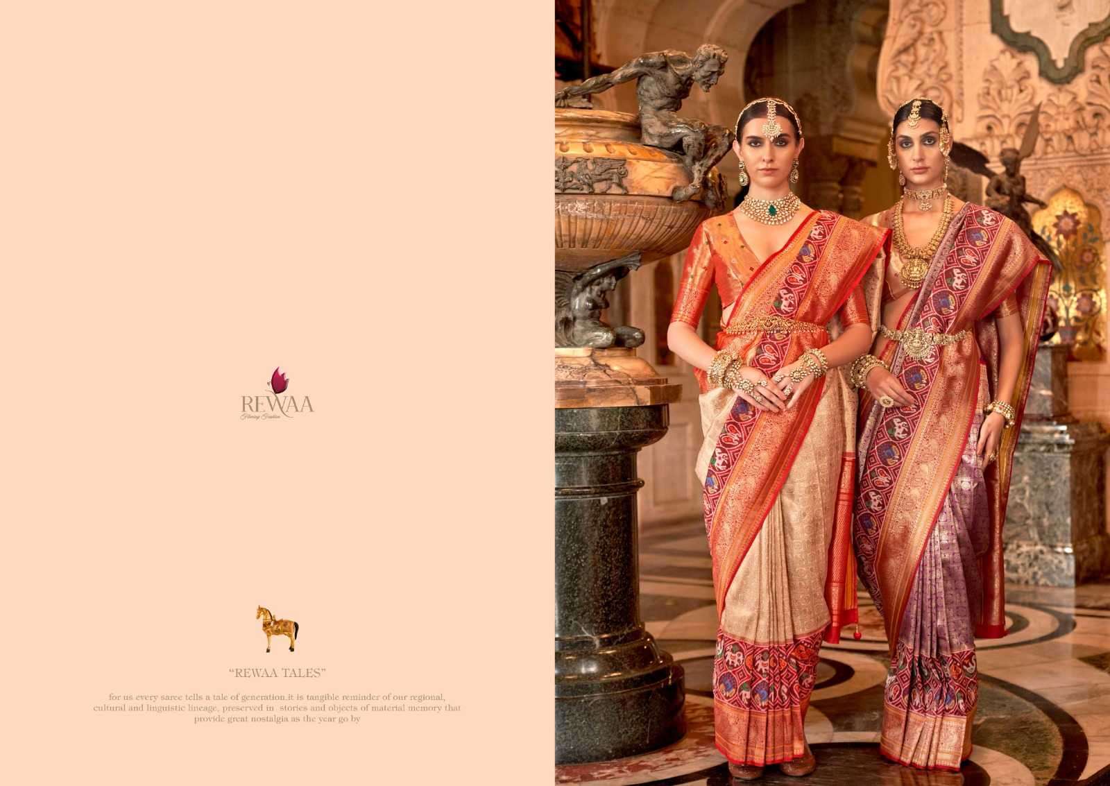 TARIKA SERIES 1025 TO 1033 SAREE BY REWAA DESIGNER BANARASI SILK SAREES ARE  AVAILABLE AT WHOLESALE PRICE