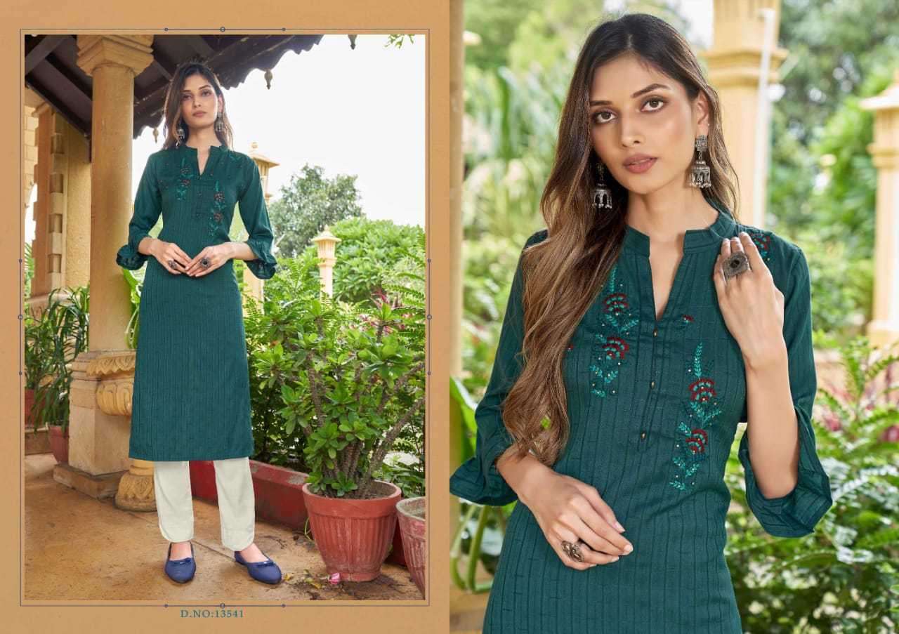 FASHION RAINBOW VOL 3 BY PK LAUNCHING HEAVY COTTON WITH BEAUTIFUL HAND WORK  KURTI AT MANUFACTURER RATE BY ASHIRWAD ONLINE AGENCY - Ashirwad Agency