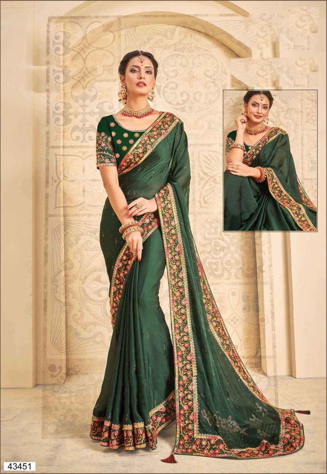 HELISHA SERIES 43400 SAREE BY MAHOTSAV DESIGNER KHADI SILK SAREES ARE AVAILABLE AT WHOLESALE PRICE