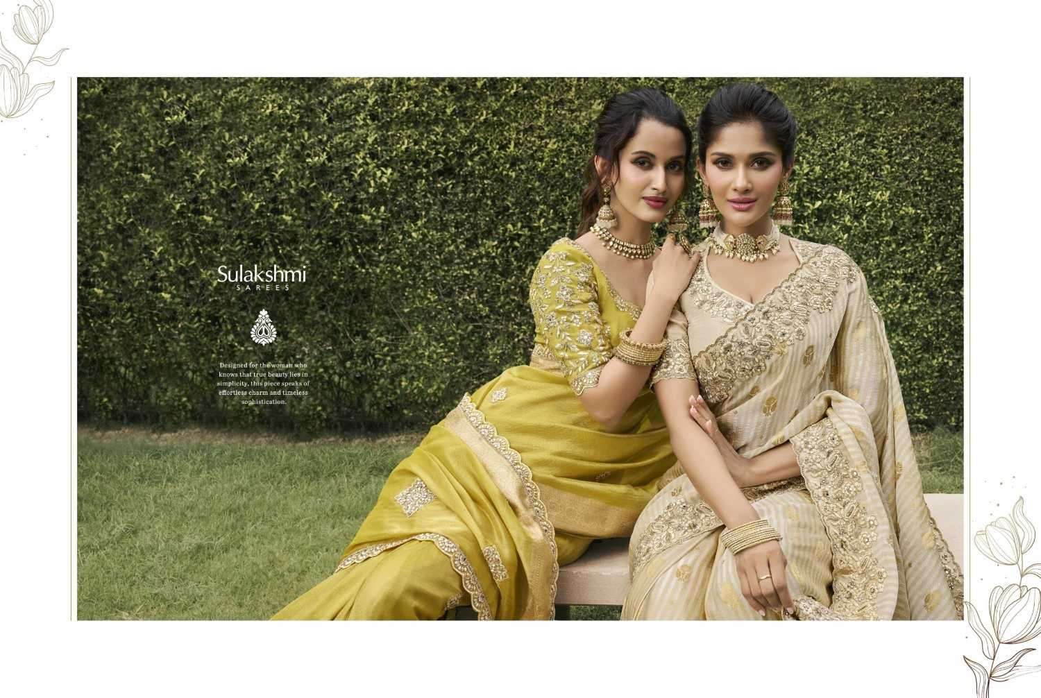 BRIDAL HERITAGE SERIES 4001 TO 4012 BY SULAKSHMI DESIGNER WORK TISSUE SILK SAREES ARE AVAILABLE AT WHOLESALE PRICE