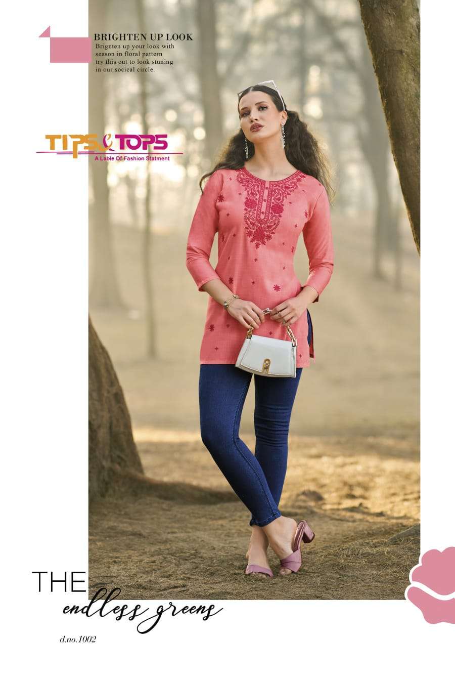 COLORS VOL-5 SERIES 1001 TO 1006 TOP BY TIPS & TOPS DESIGNER WITH WORK RAYON TOPS ARE AVAILABLE AT WHOLESALE PRICE