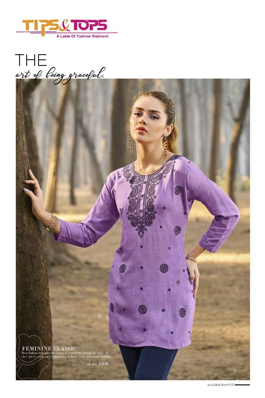 COLORS VOL-5 SERIES 1001 TO 1006 TOP BY TIPS & TOPS DESIGNER WITH WORK RAYON TOPS ARE AVAILABLE AT WHOLESALE PRICE