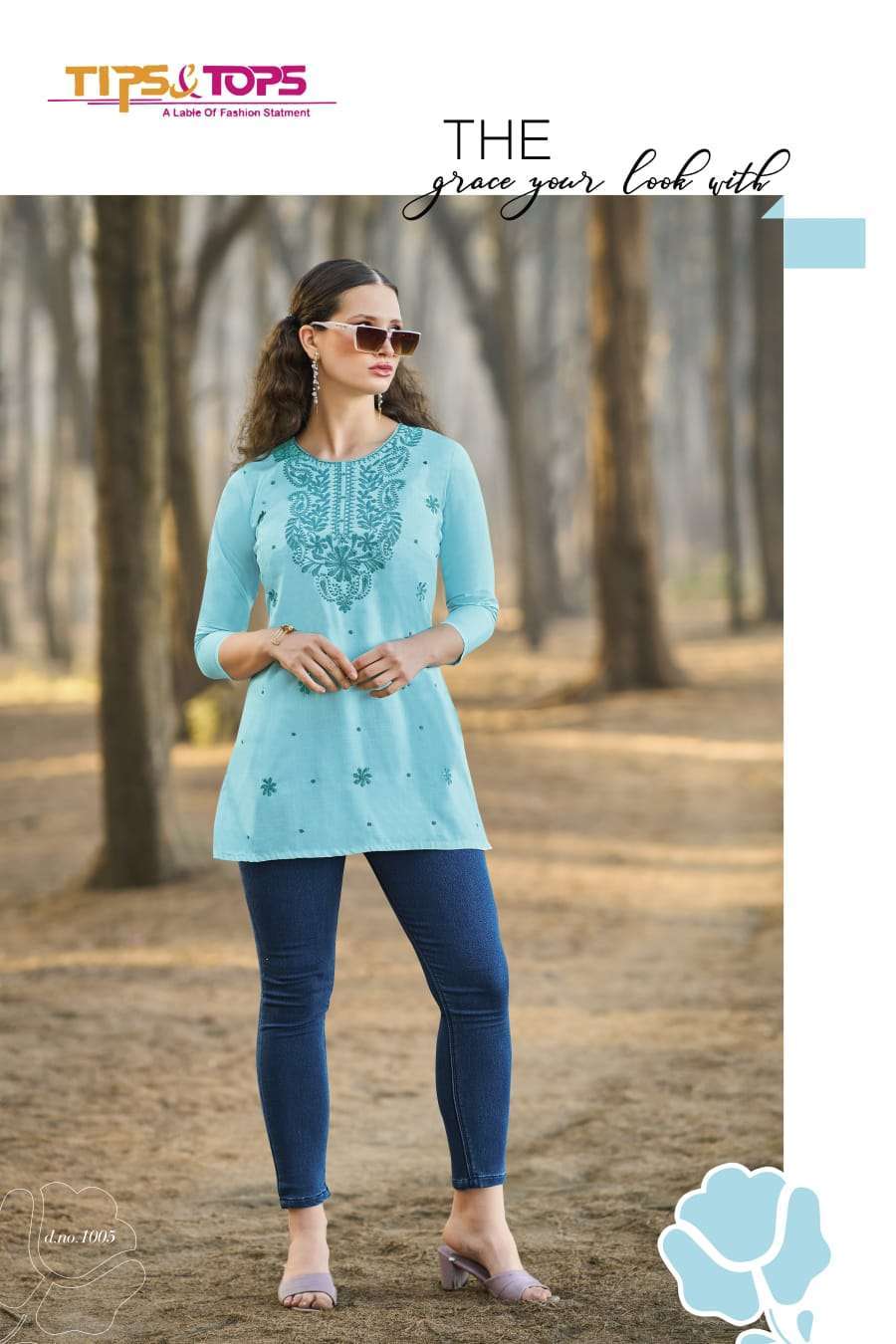 COLORS VOL-5 SERIES 1001 TO 1006 TOP BY TIPS & TOPS DESIGNER WITH WORK RAYON TOPS ARE AVAILABLE AT WHOLESALE PRICE