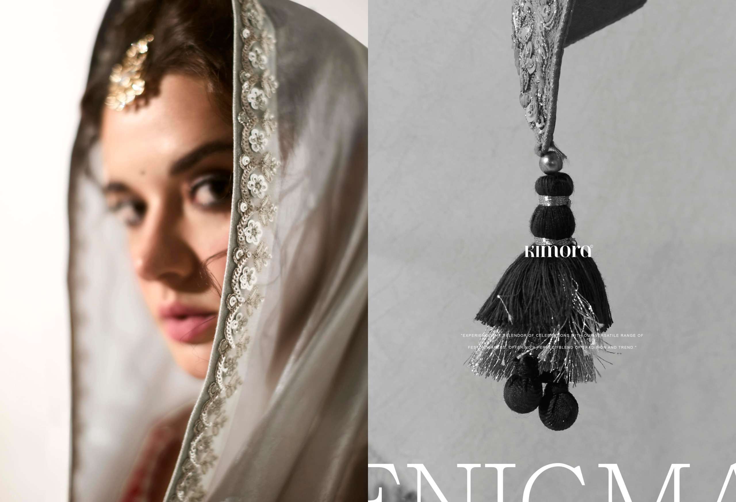 RUNWAY SERIES 2211 TO 2225 SAREE BY KIMORA DESIGNER FANCY WORK ORGANZA SAREES ARE AVAILABLE AT WHOLESALE PRICE