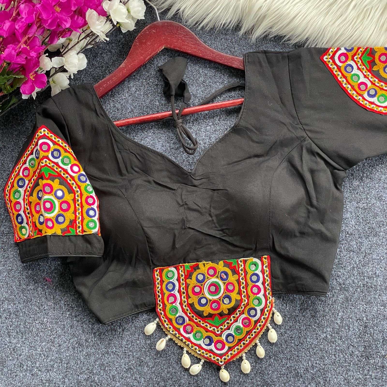 READYMADE BLOUSE SERIES 211 DESIGNER EMBROIDERY WORK AND HAND MIRROR WORK COTTON BLOUSES ARE AVAILABLE AT WHOLESALE PRICE